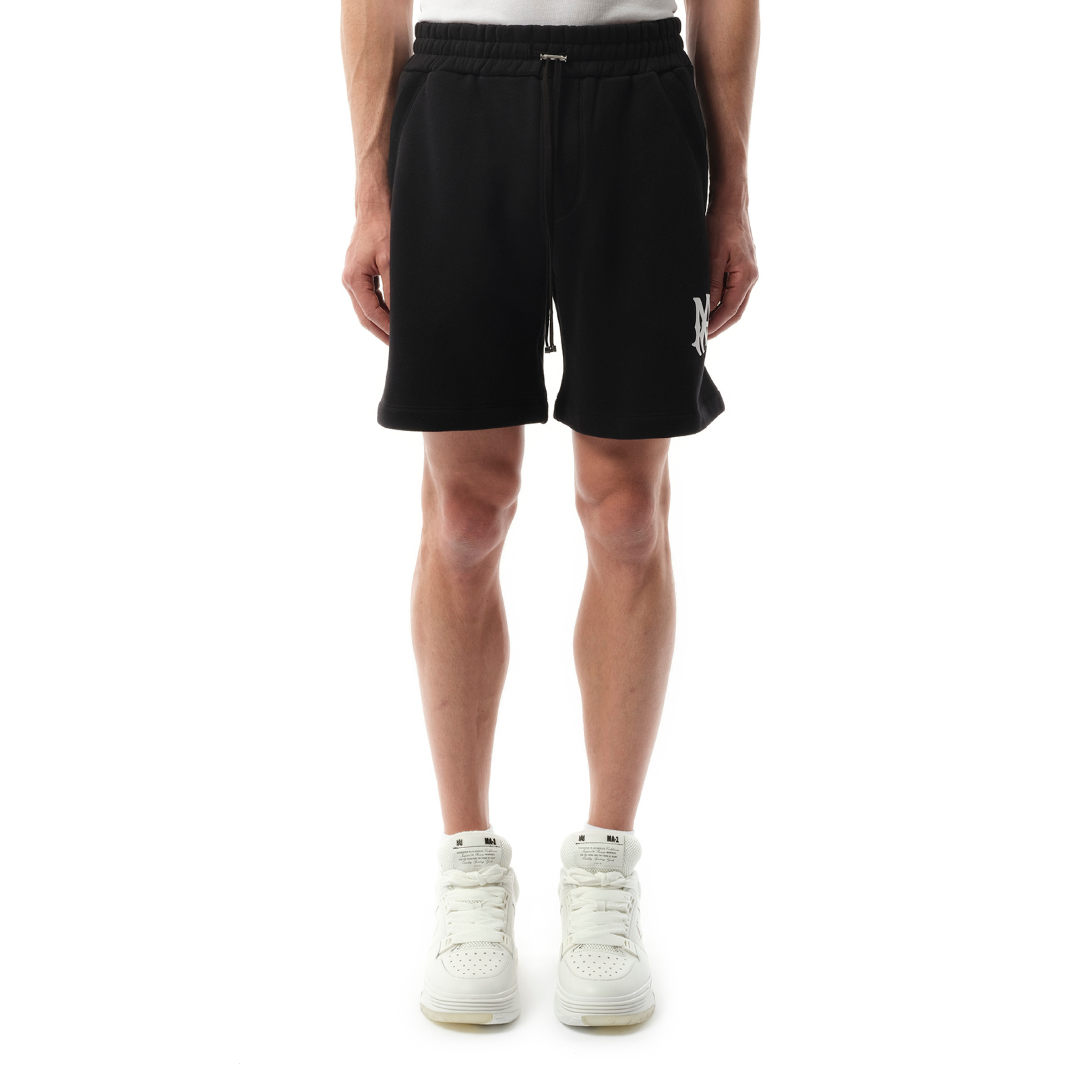 MA Core Logo Shorts in Black - 1