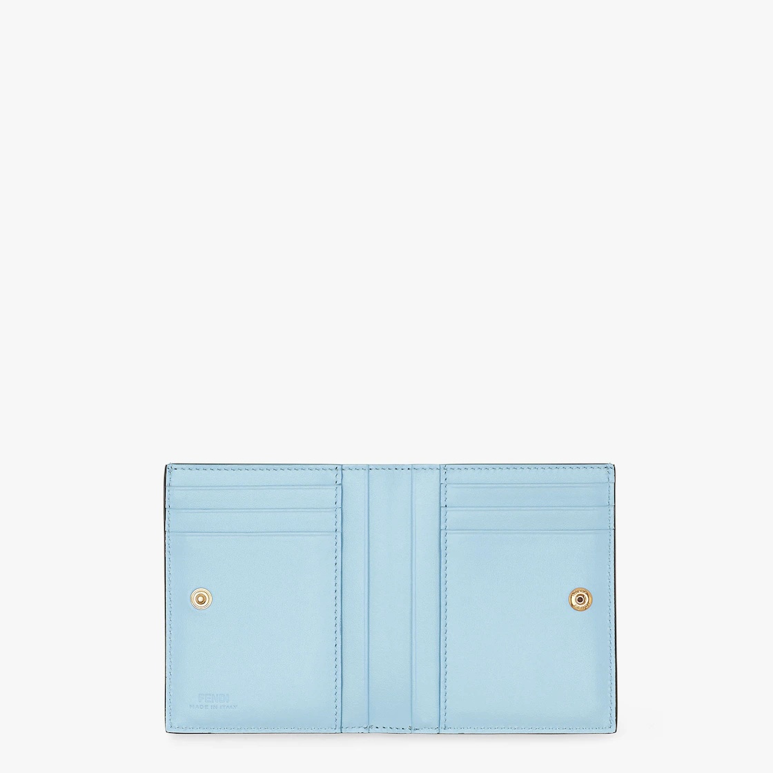Compact Fendi Roma wallet, with large internal compartment for banknotes, six card holder pockets an - 3