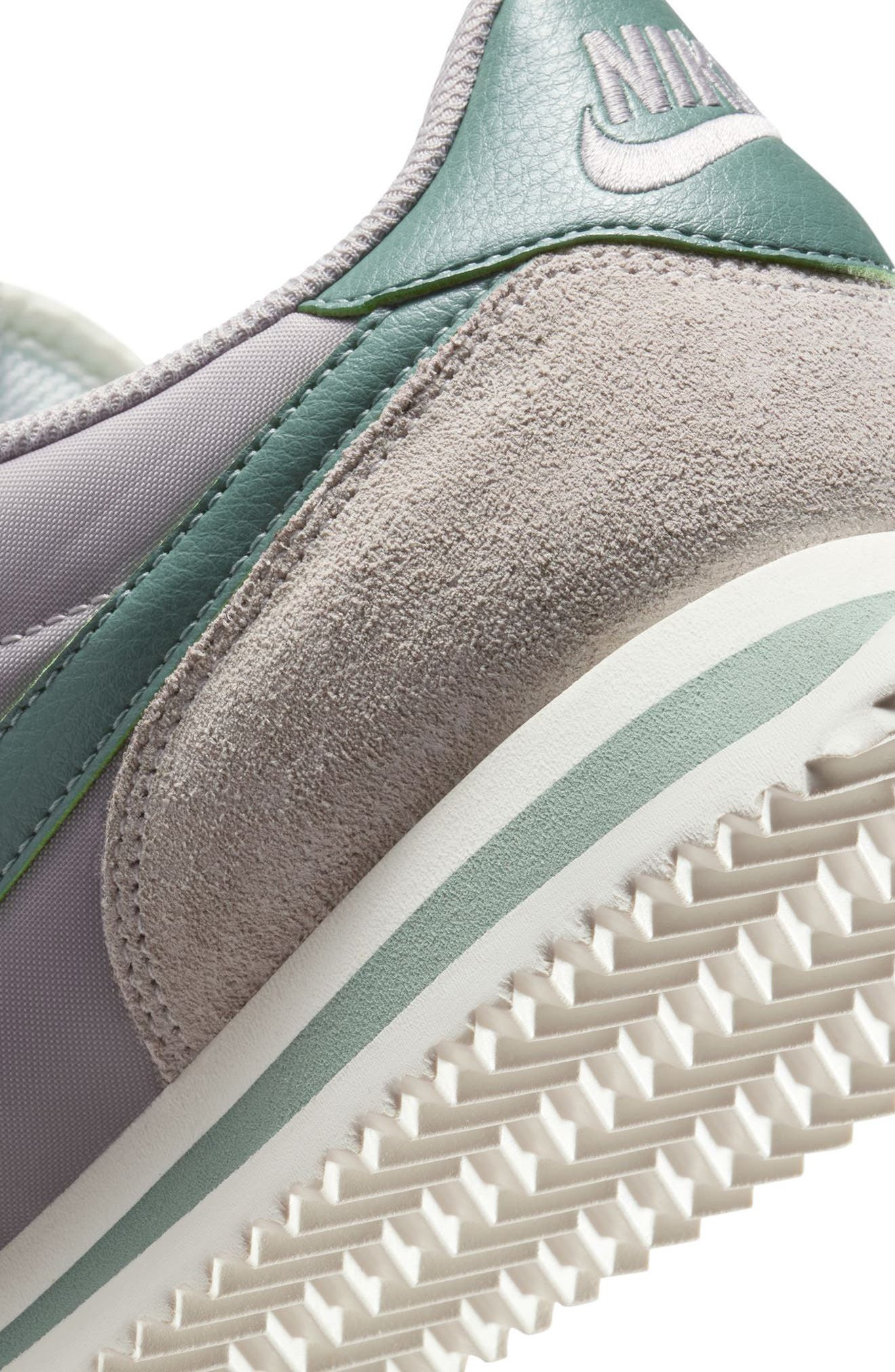 Nike Cortez TXT Sneaker in College Grey/Clay Green at Nordstrom - 9