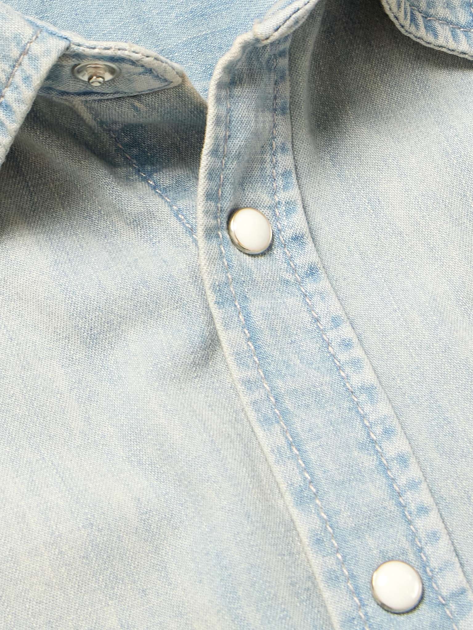 Denim Western Shirt - 4