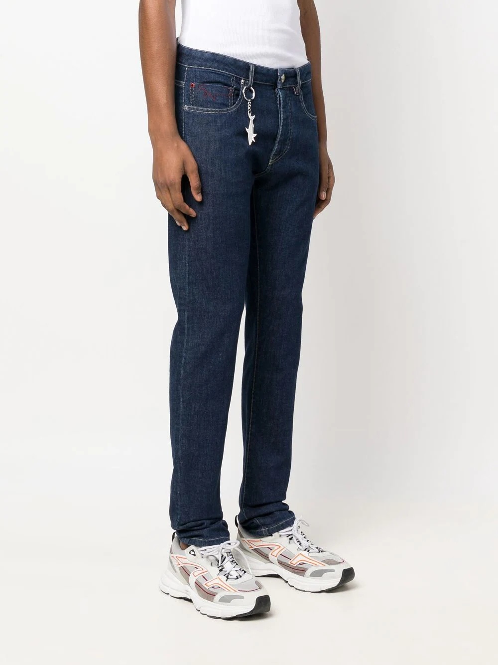 mid-rise slim-cut jeans - 3