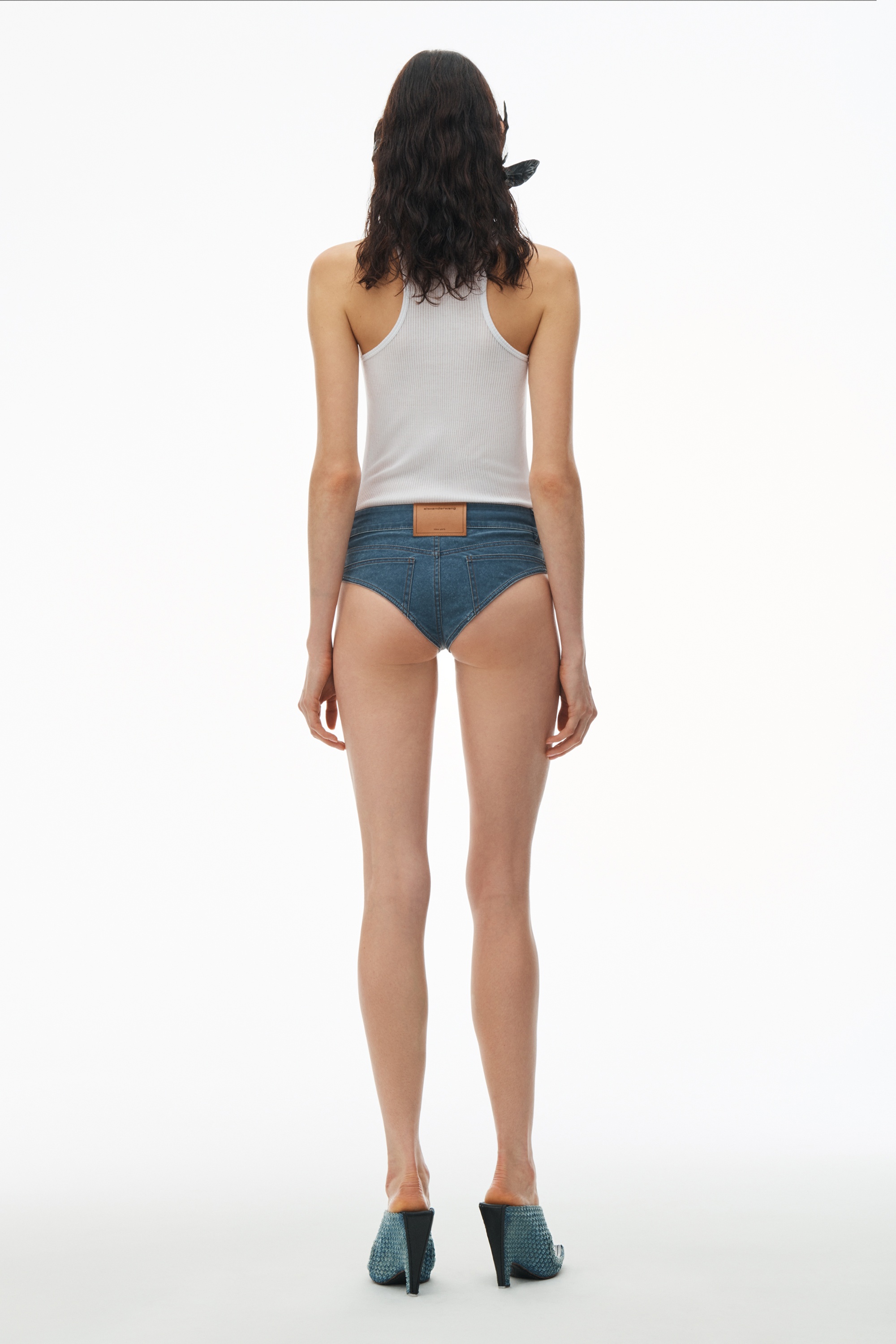 Cheeky Brief in Denim Trompe-L'oeil - 4