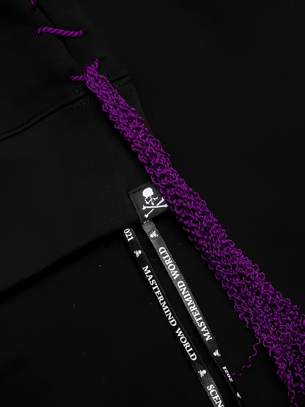 hand-stitched embroidered-logo hoodie - 5