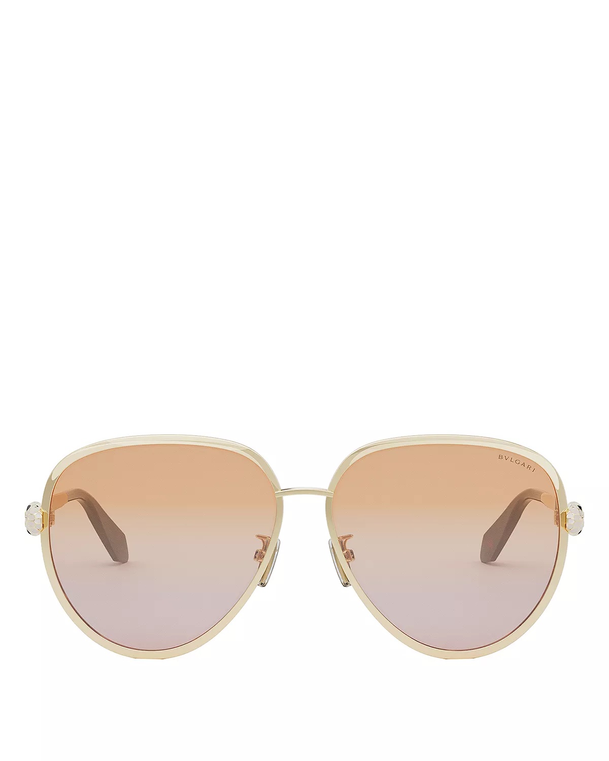 Serpenti Forever Pilot Metal Sunglasses, 59mm - 2