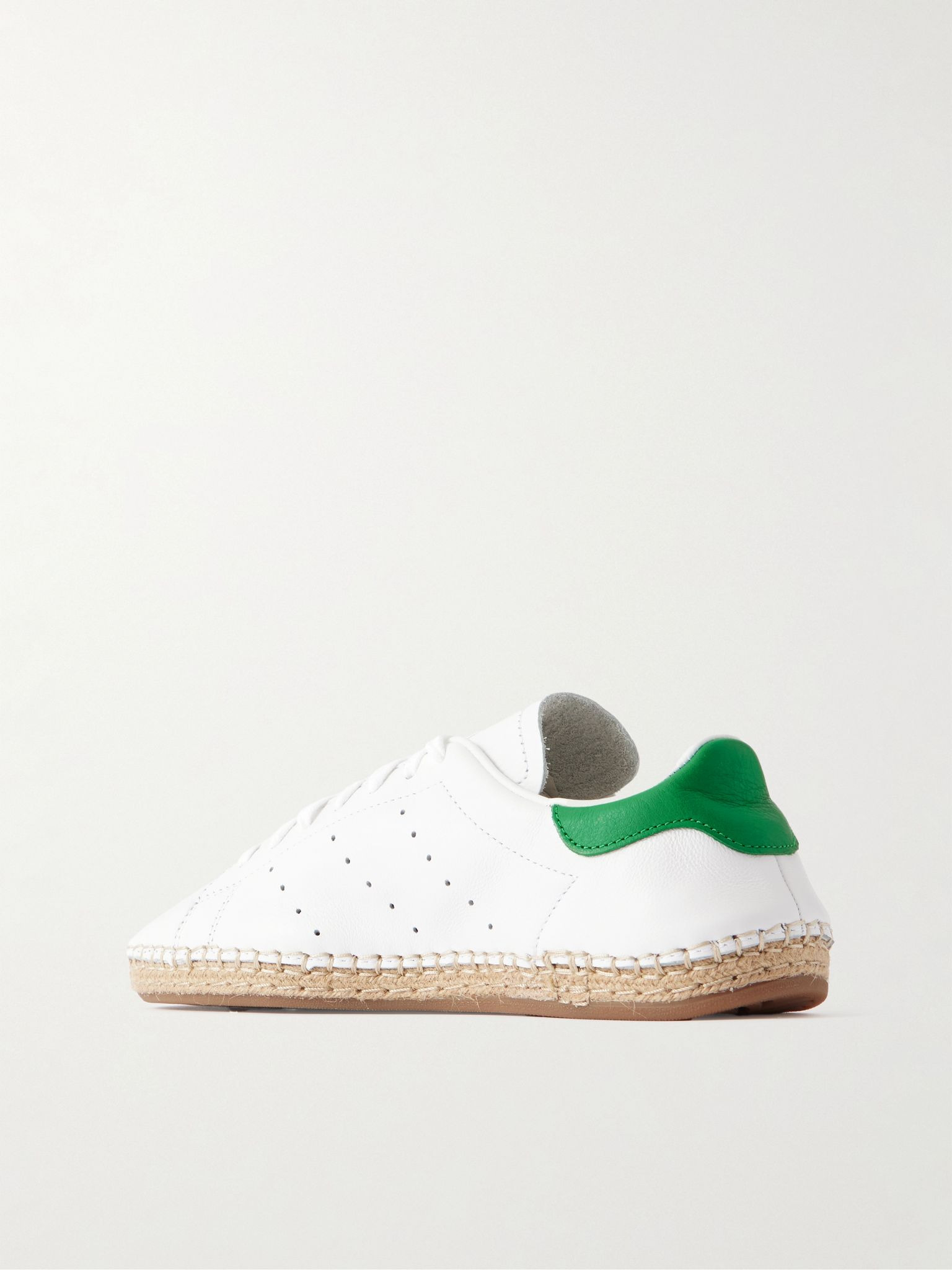 + CLOT Stan Smith Perforated Leather Sneakers White - 3