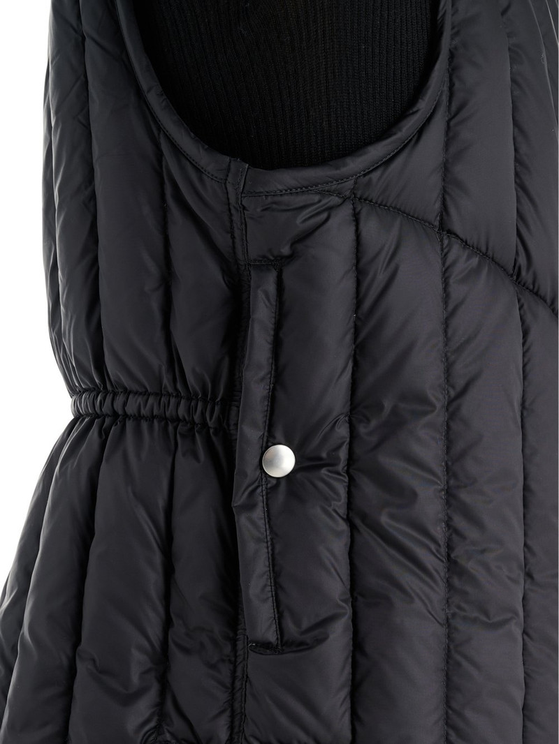 Black Down Cargo Vest 7