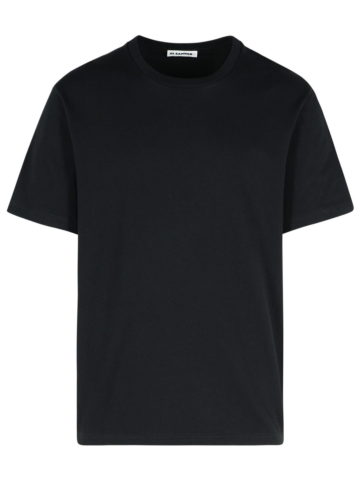 Jil Sander Black Cotton T-Shirt Men - 1