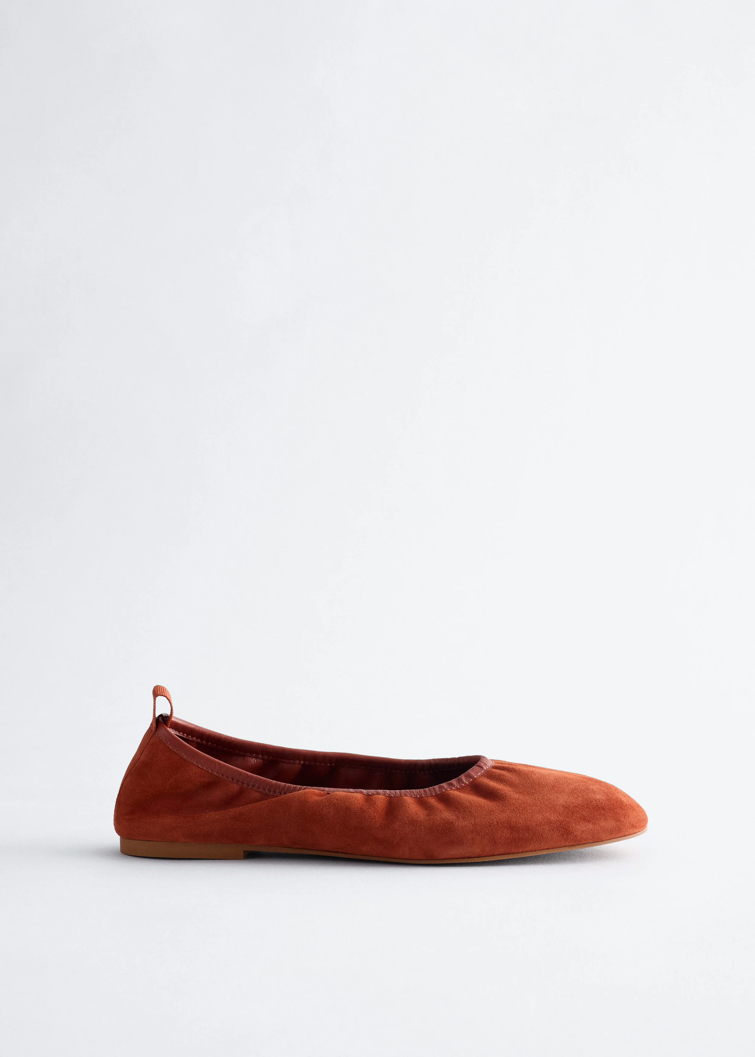 Suede Ballet Flats - 1