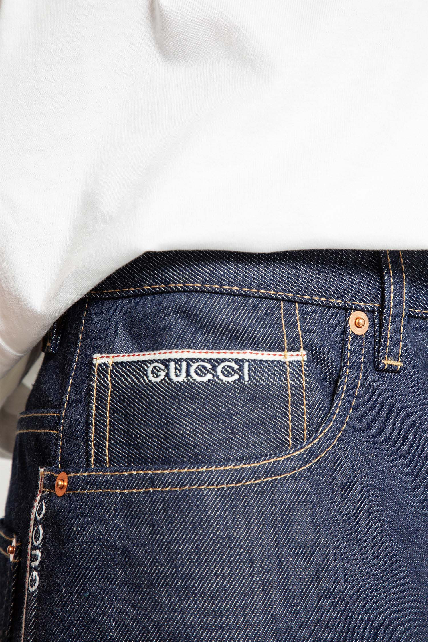 Cotton-Selvedge-Denim-Shorts - 4