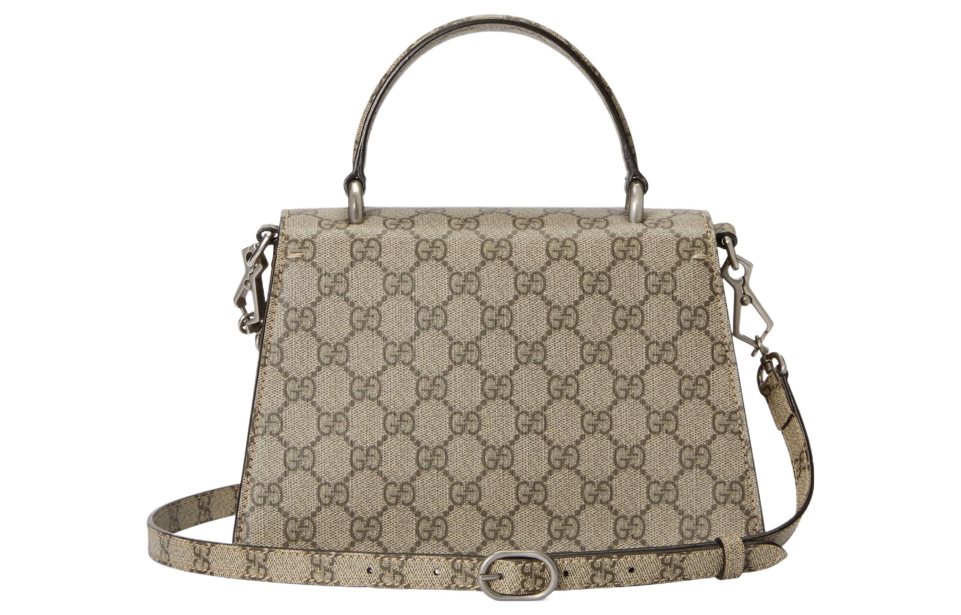 (WMNS) Gucci Small Dionysus Top Handle Bag 'Beige Ebony' 739496-KHNRN-8642 - 5