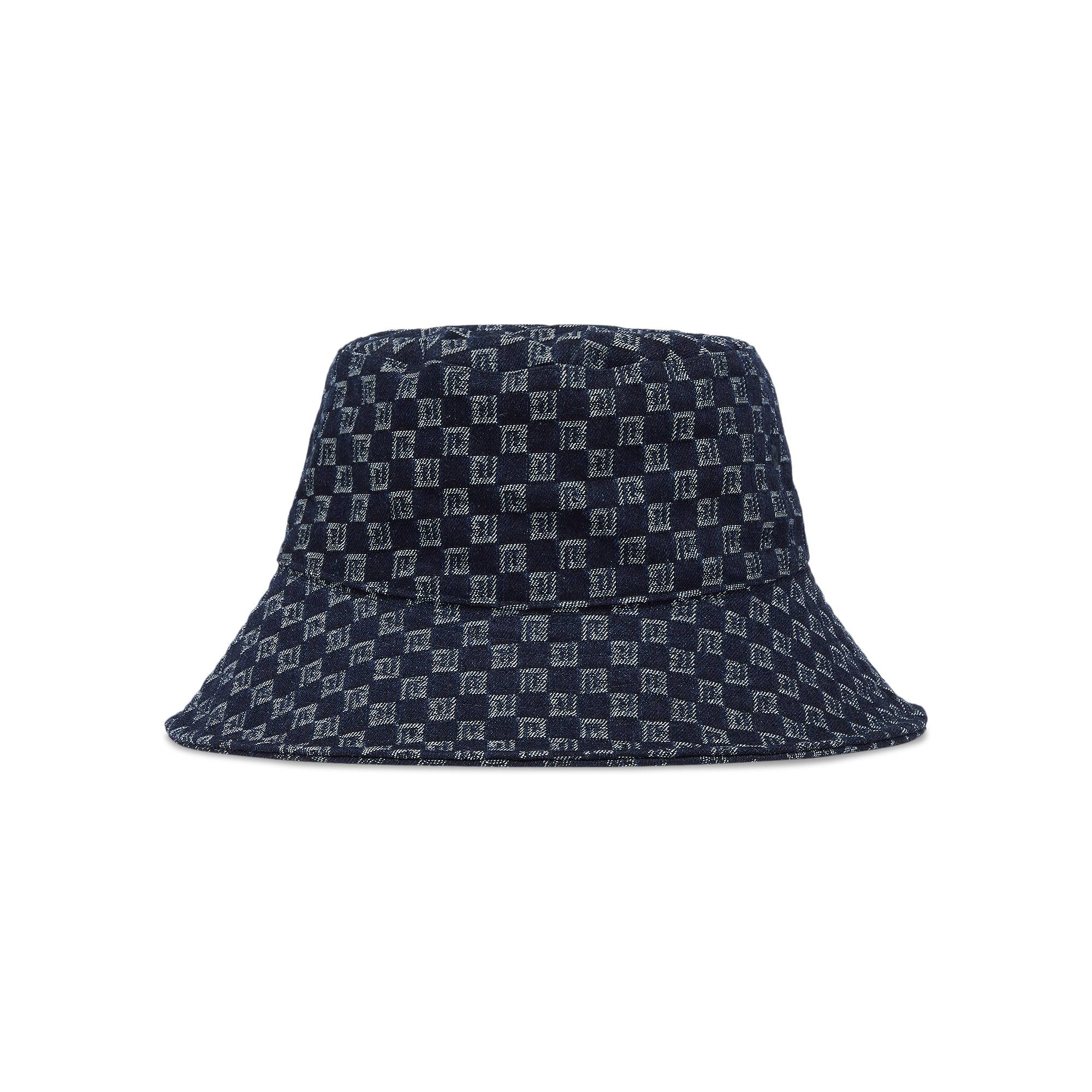 Balmain Mini Monogram Jacquard Bucket Hat 'Blue' - 1