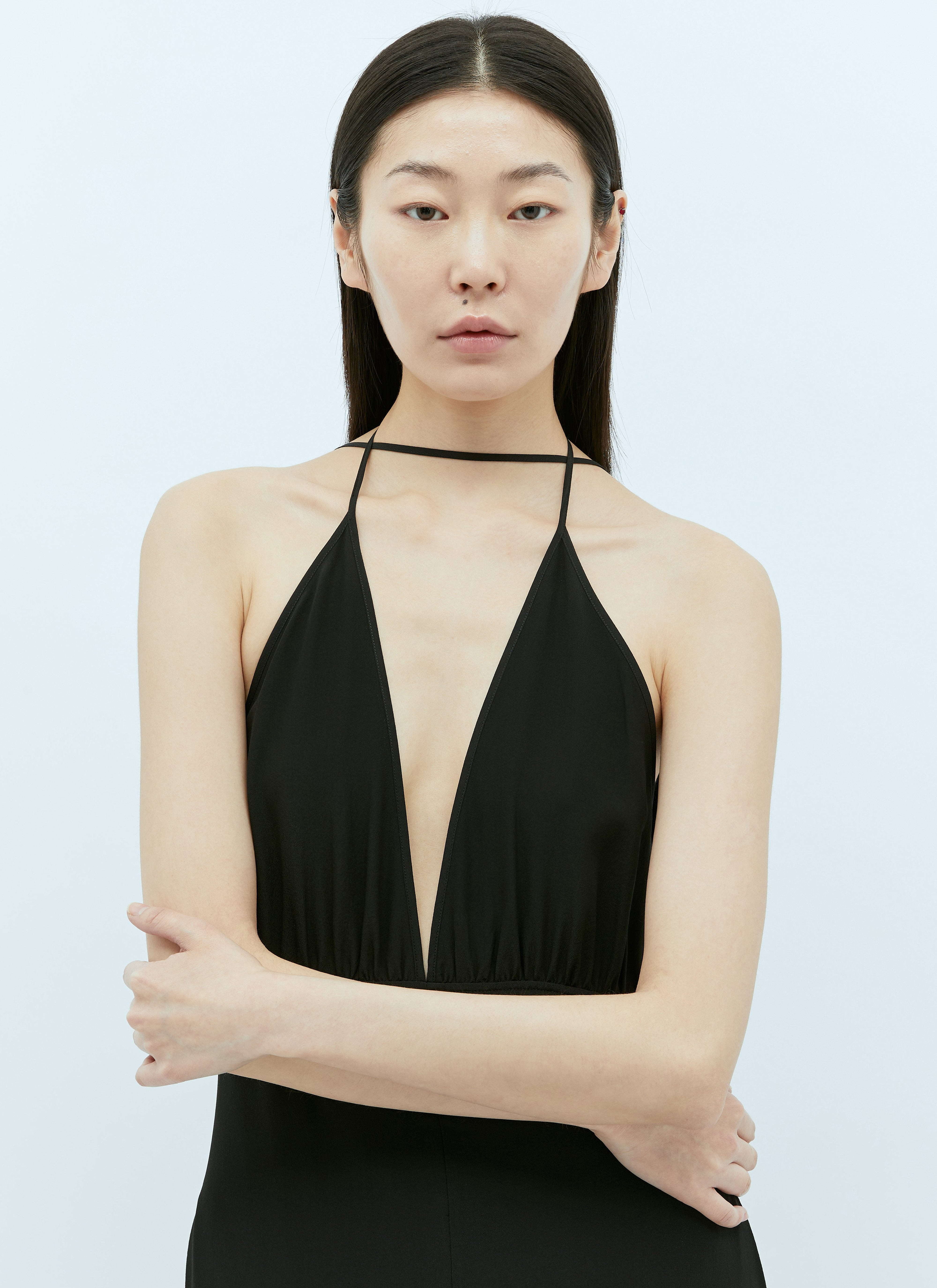 Toteme Women Double-Halter Silk Dress - 6