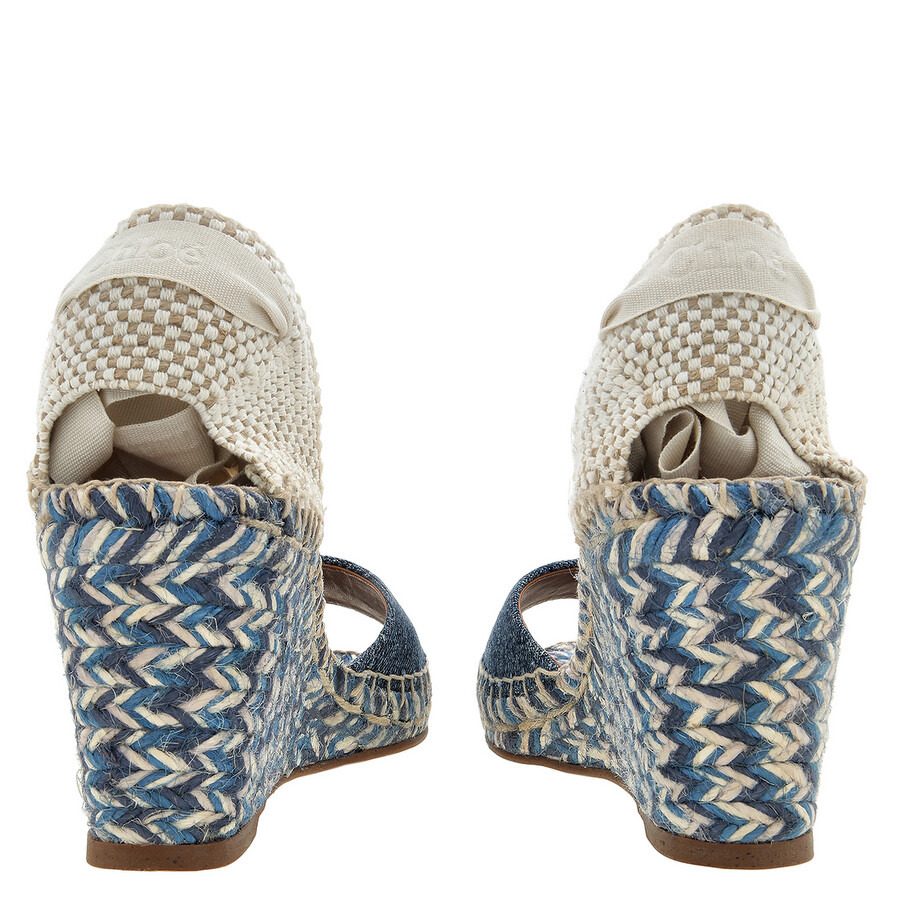 Chloe Piia Espadrille Wedge Sandals - 3