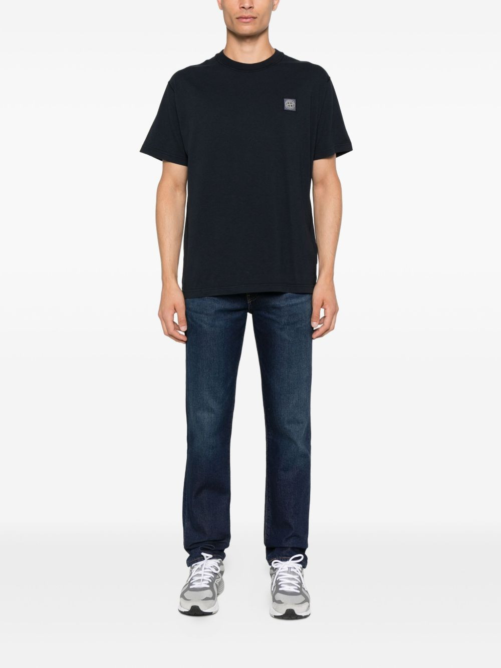 Compass-motif T-shirt - 2