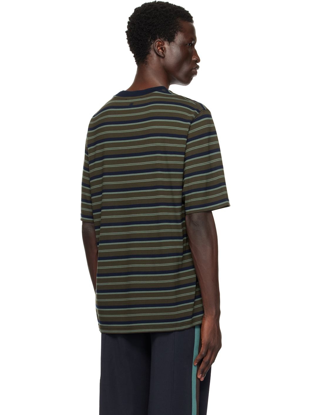 Khaki Striped T-shirt - 3