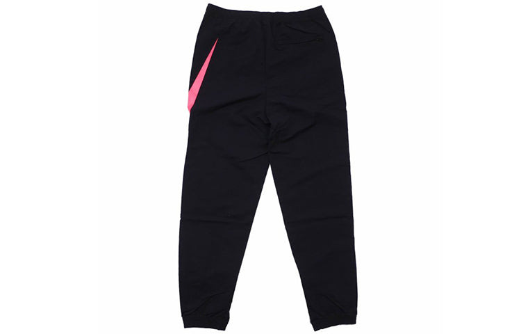 Nike Sportswear Big Swoosh Woven Pant 'Black Pink' AT5680-016 - 2