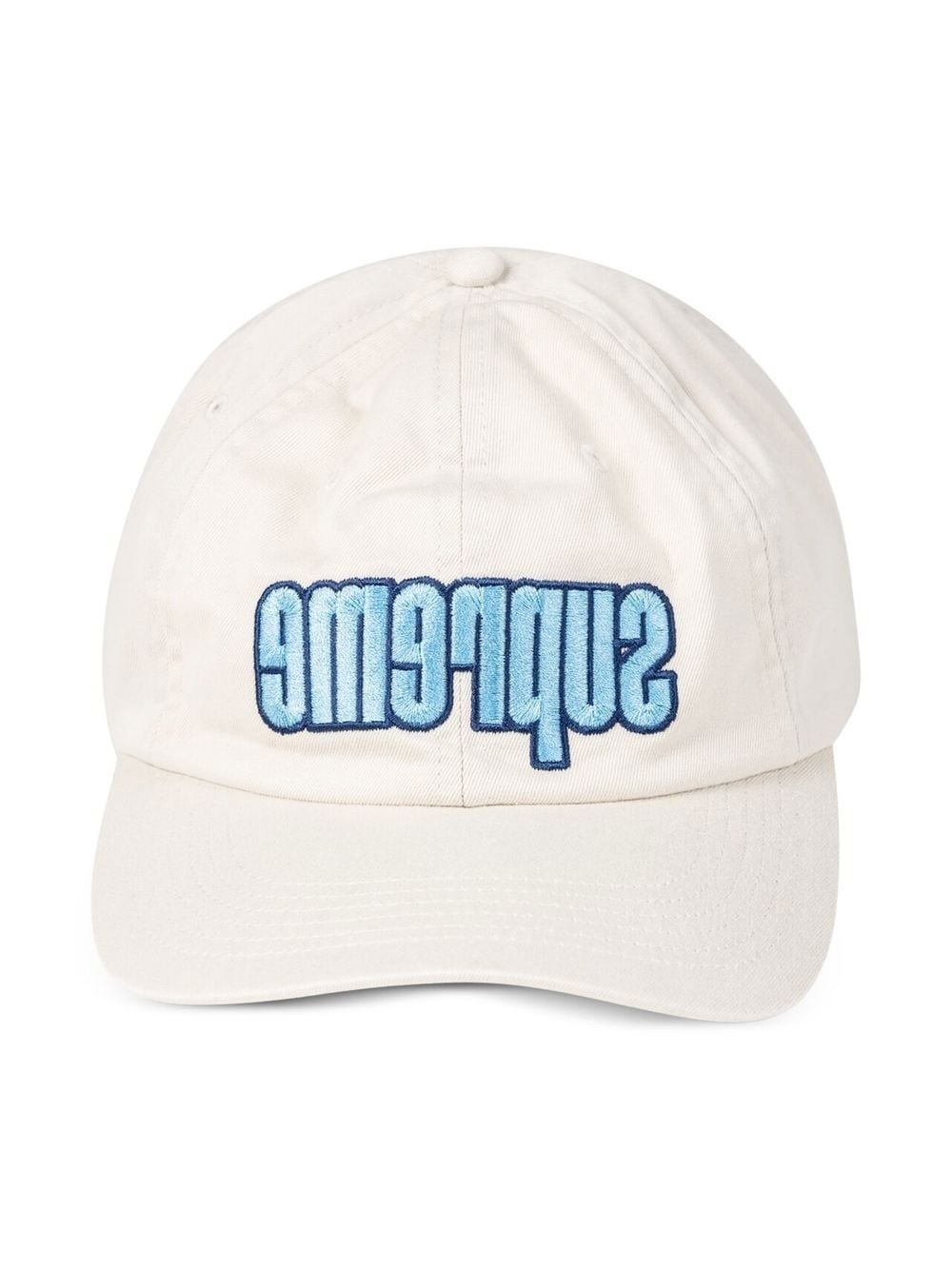 Supreme Reverse Logo 6-Panel (FW21) - $48