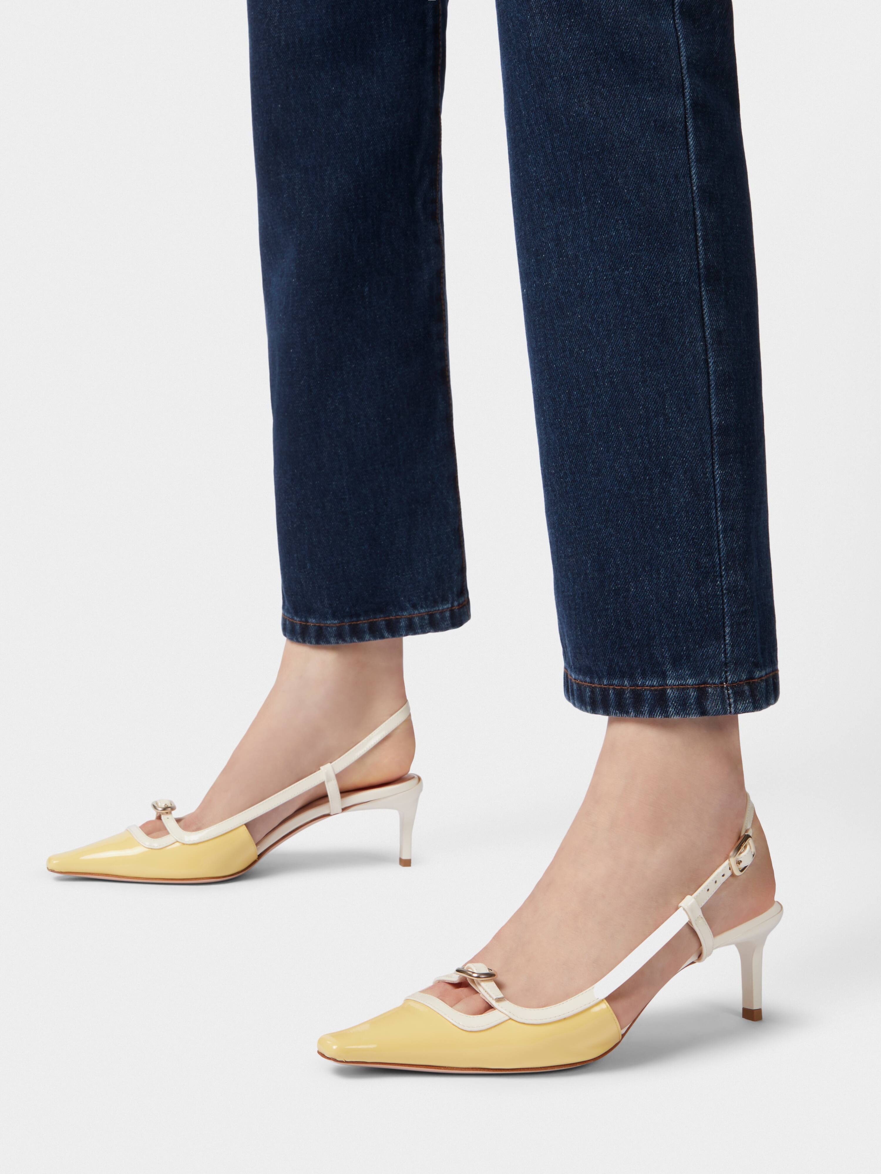 Viv’ Canard Slingback Pumps in Patent Leather - 8