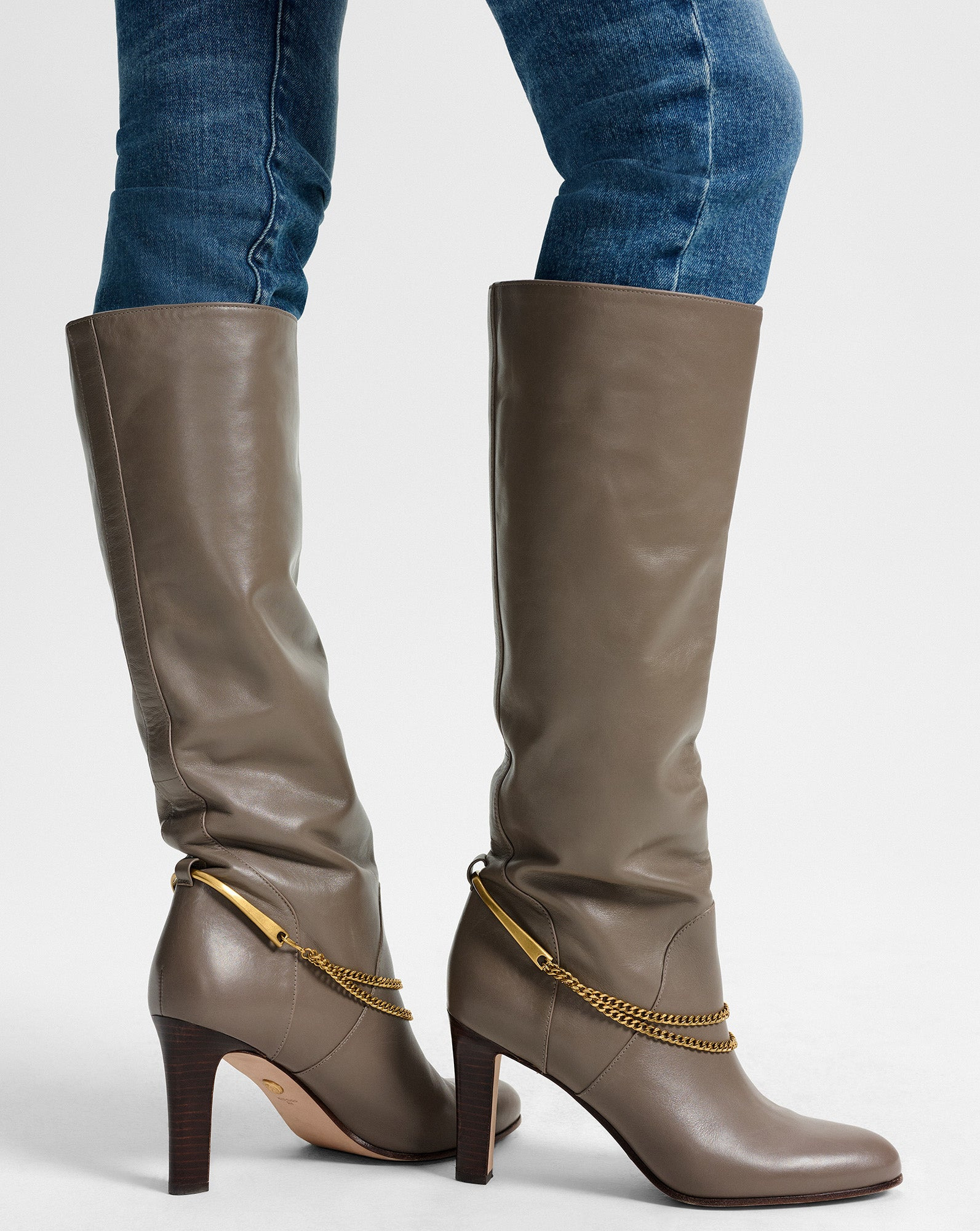 TARIAN TALL CHAIN BOOT - 2