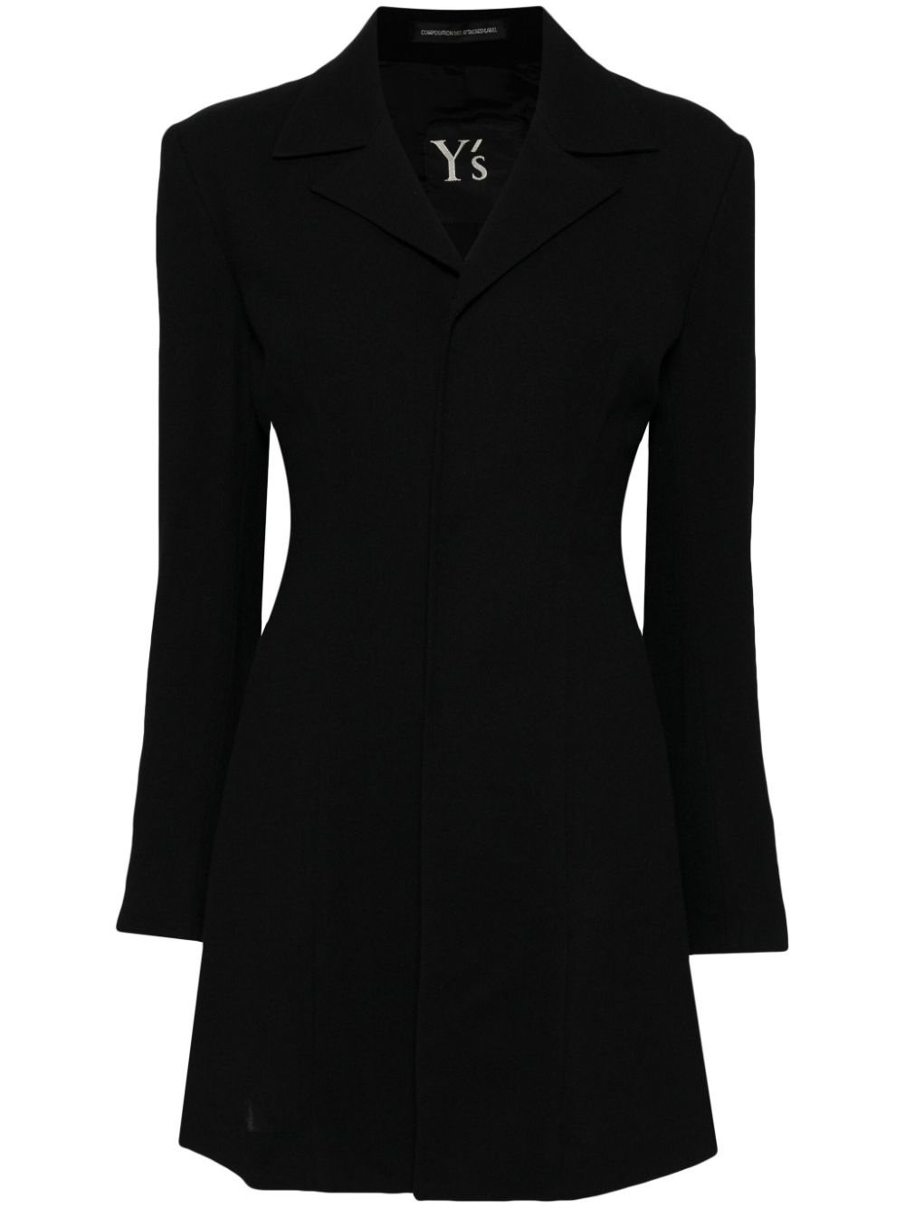 slim-cut single-breasted blazer - 1