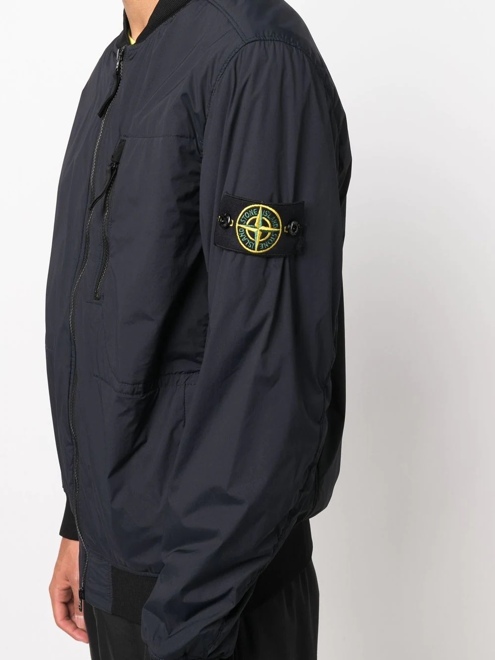 Compass patch zipped bomber jacket - 5