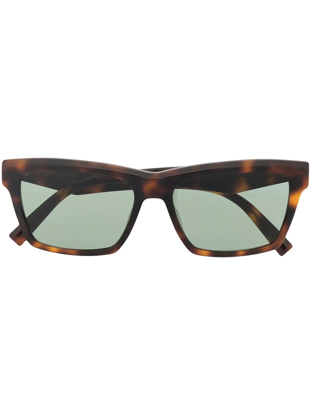 wayfarer-frame tortoiseshell sunglasses - 1