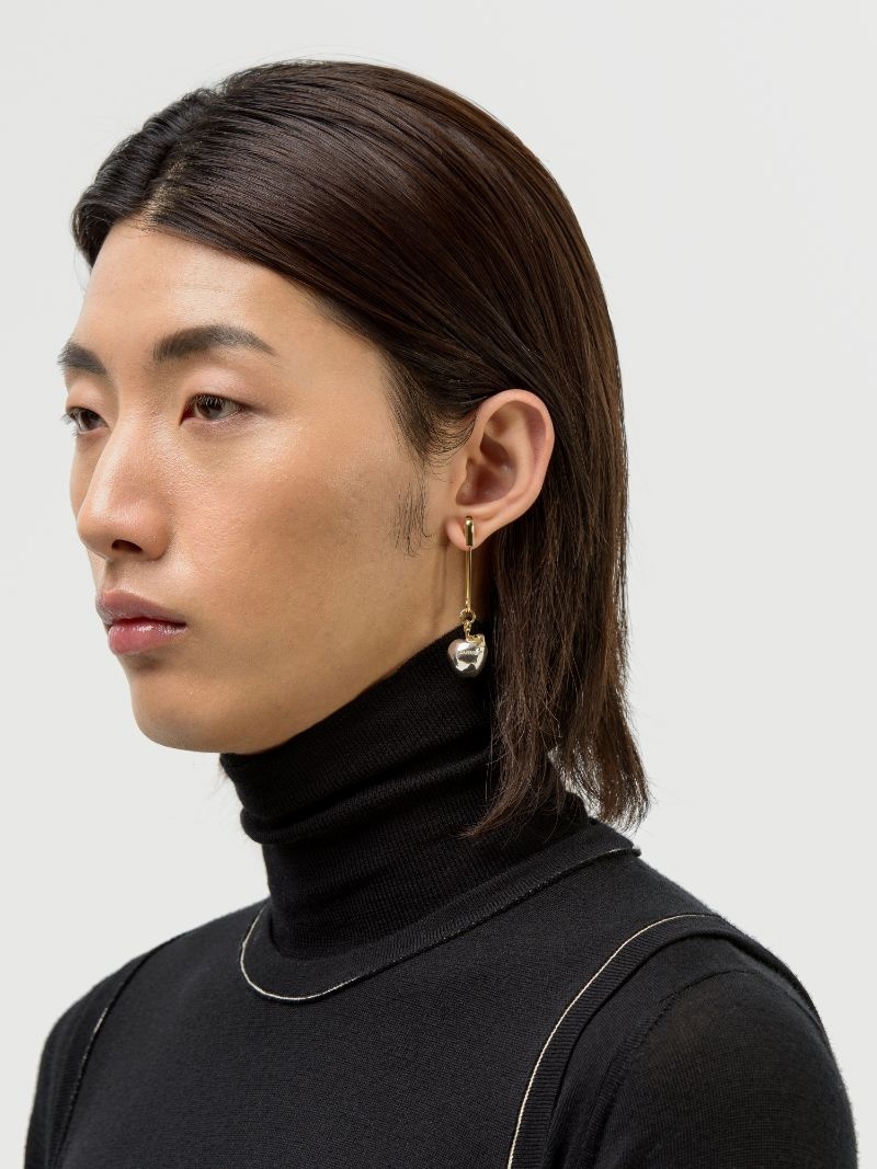APPLE CHARM EARRING - 2
