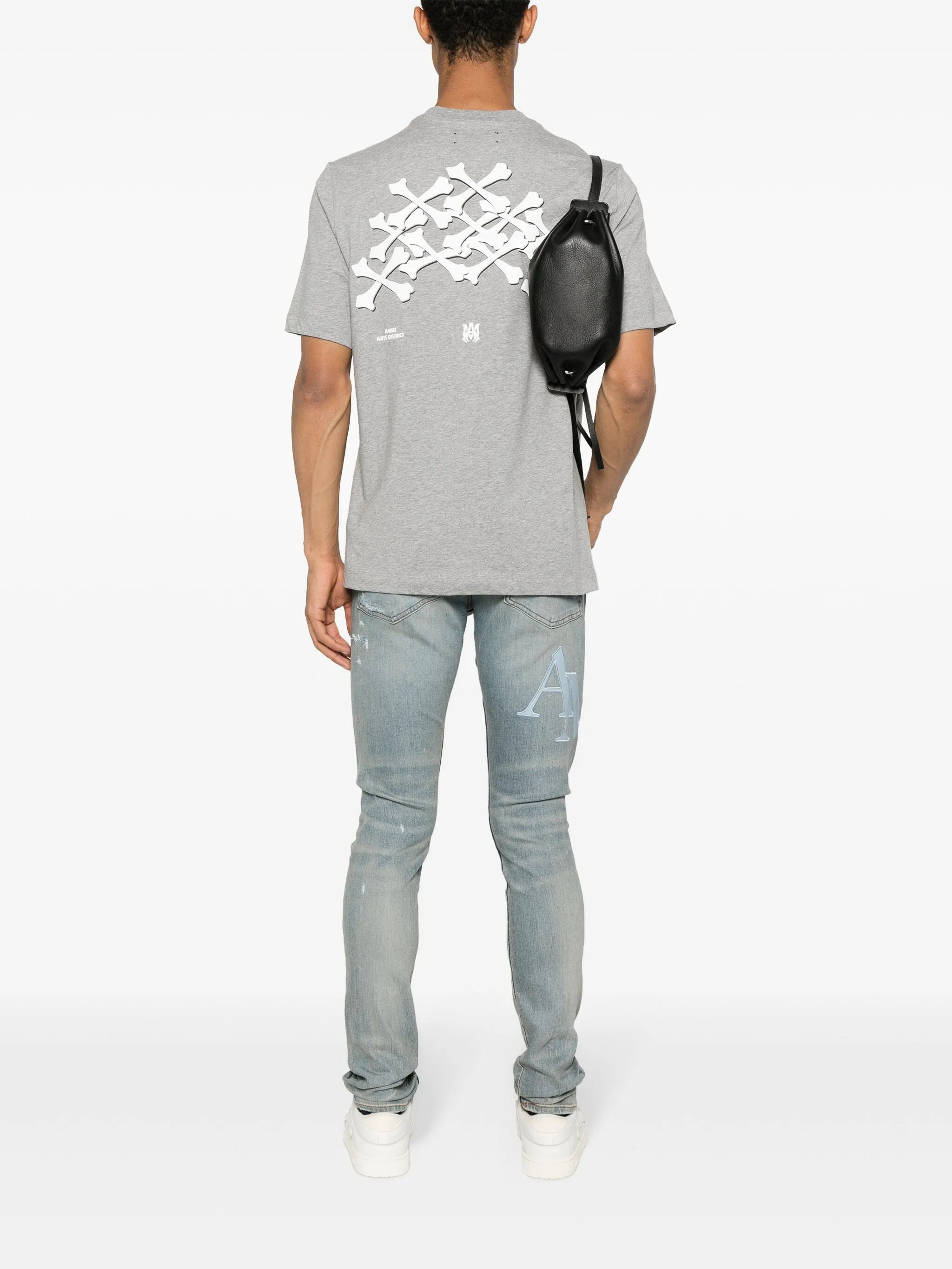 Bones Stacked cotton T-shirt - 2