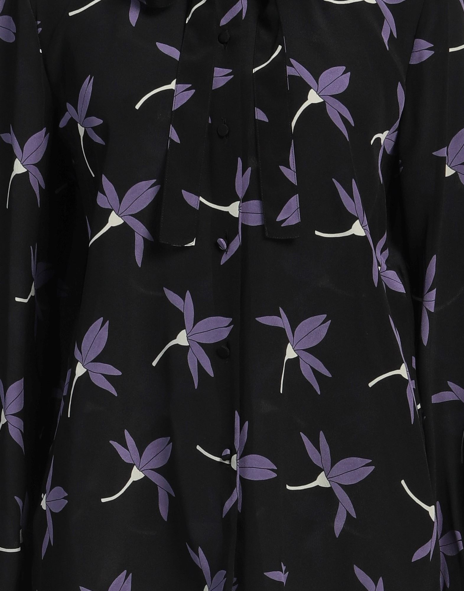 Black Women's Floral Shirts & Blouses - 4