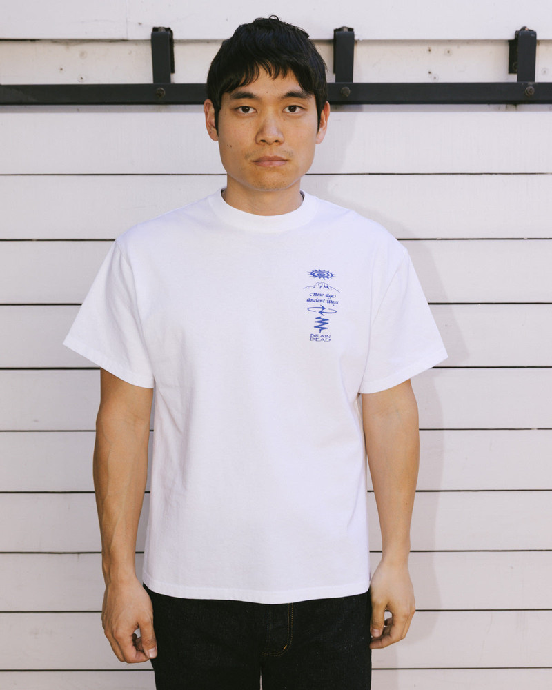 BRAIN DEAD Ancient Ways T-shirt - White outlook