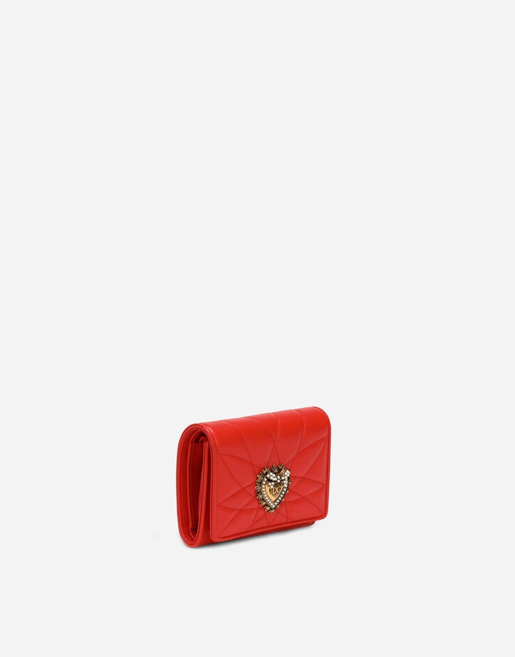 Small continental Devotion wallet in quilted nappa leather - 2