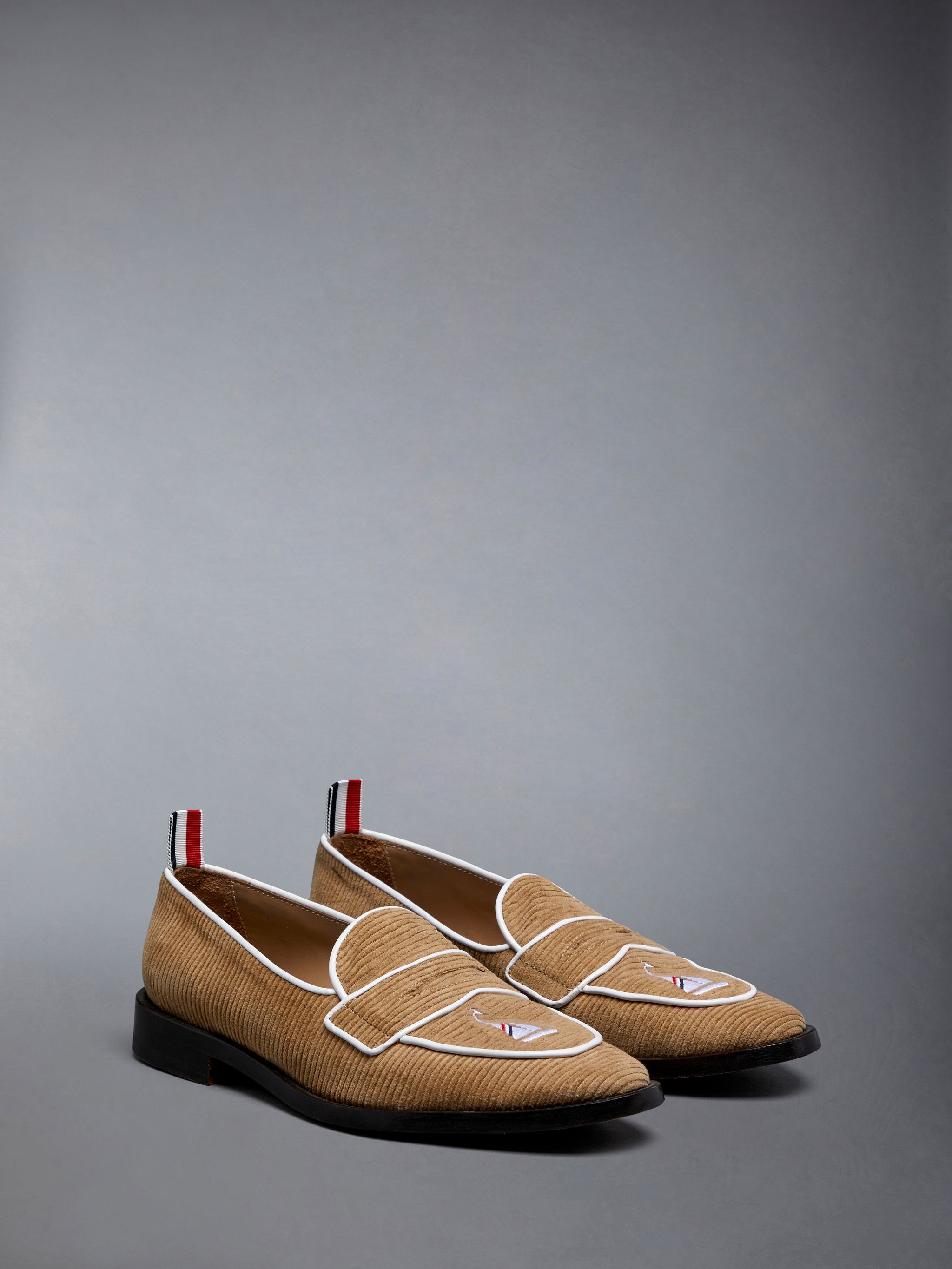 Sailboat Embroidered Varsity Penny Loafer - 2