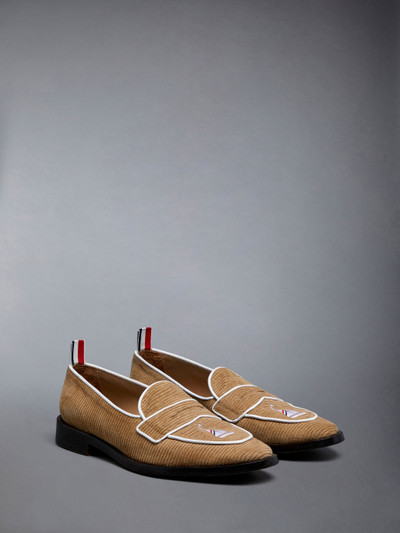 Thom Browne Sailboat Embroidered Varsity Penny Loafer outlook
