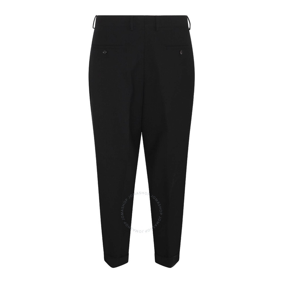 Ami Paris Men's Noir Carott Fit Trousers - 2
