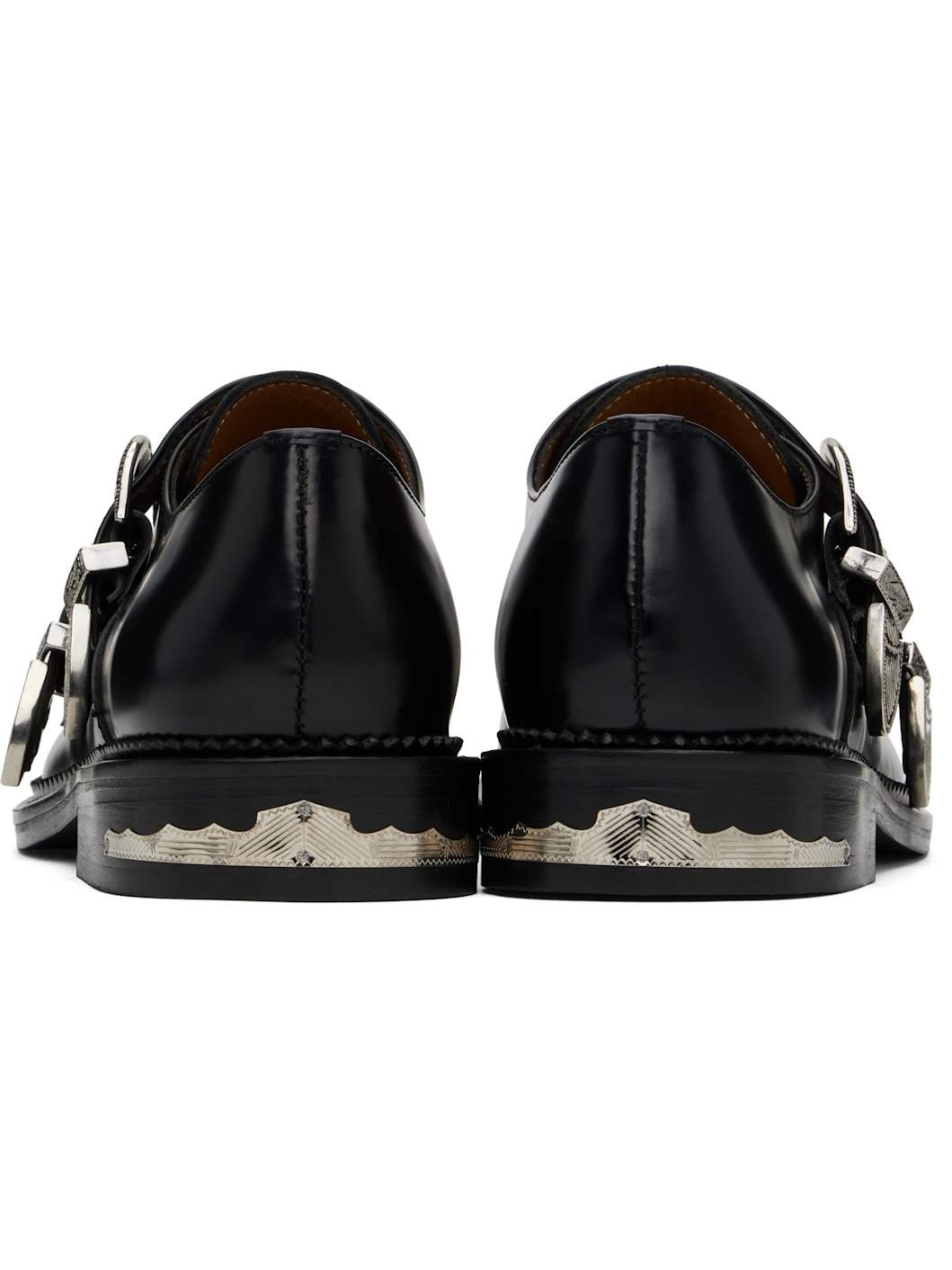 Black Double Monkstraps - 2