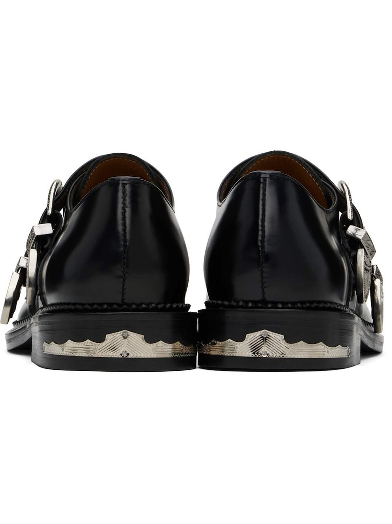 Black Double Monkstraps 2