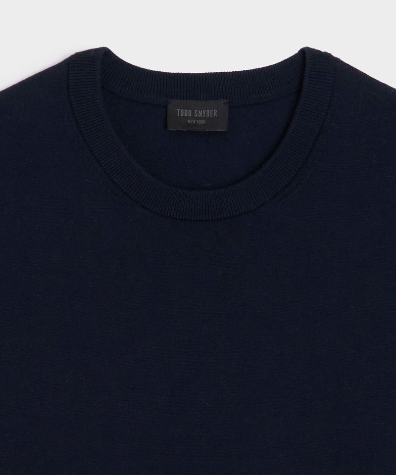 Cotton-Cashmere Sweater Tee 7