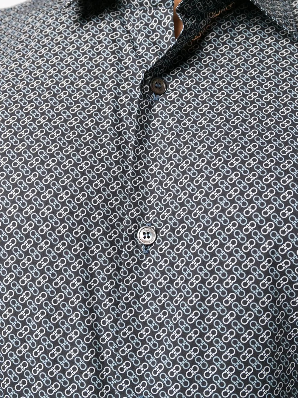 logo-print classic shirt - 5