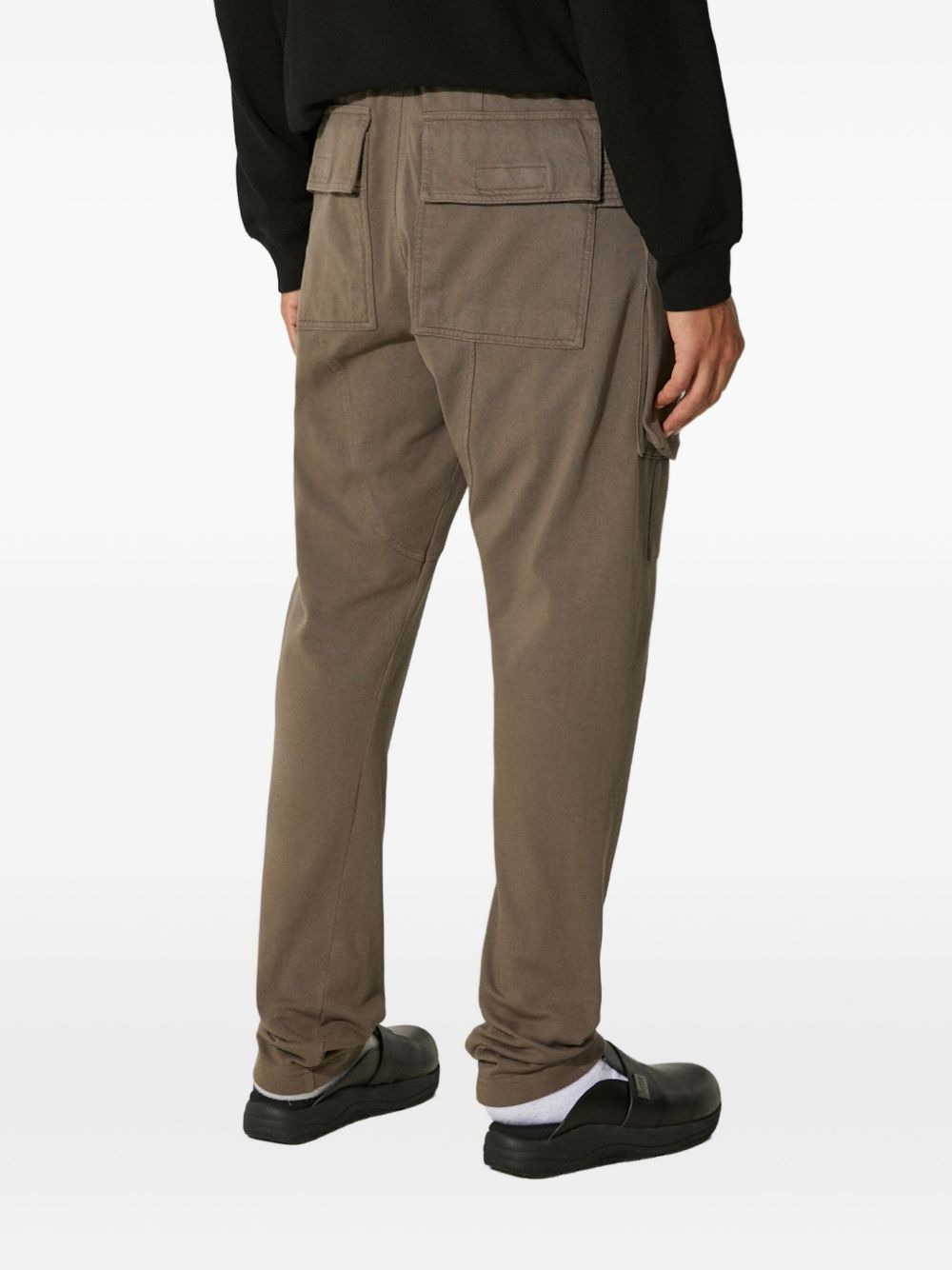 cargo-pocket drawstring trousers - 3