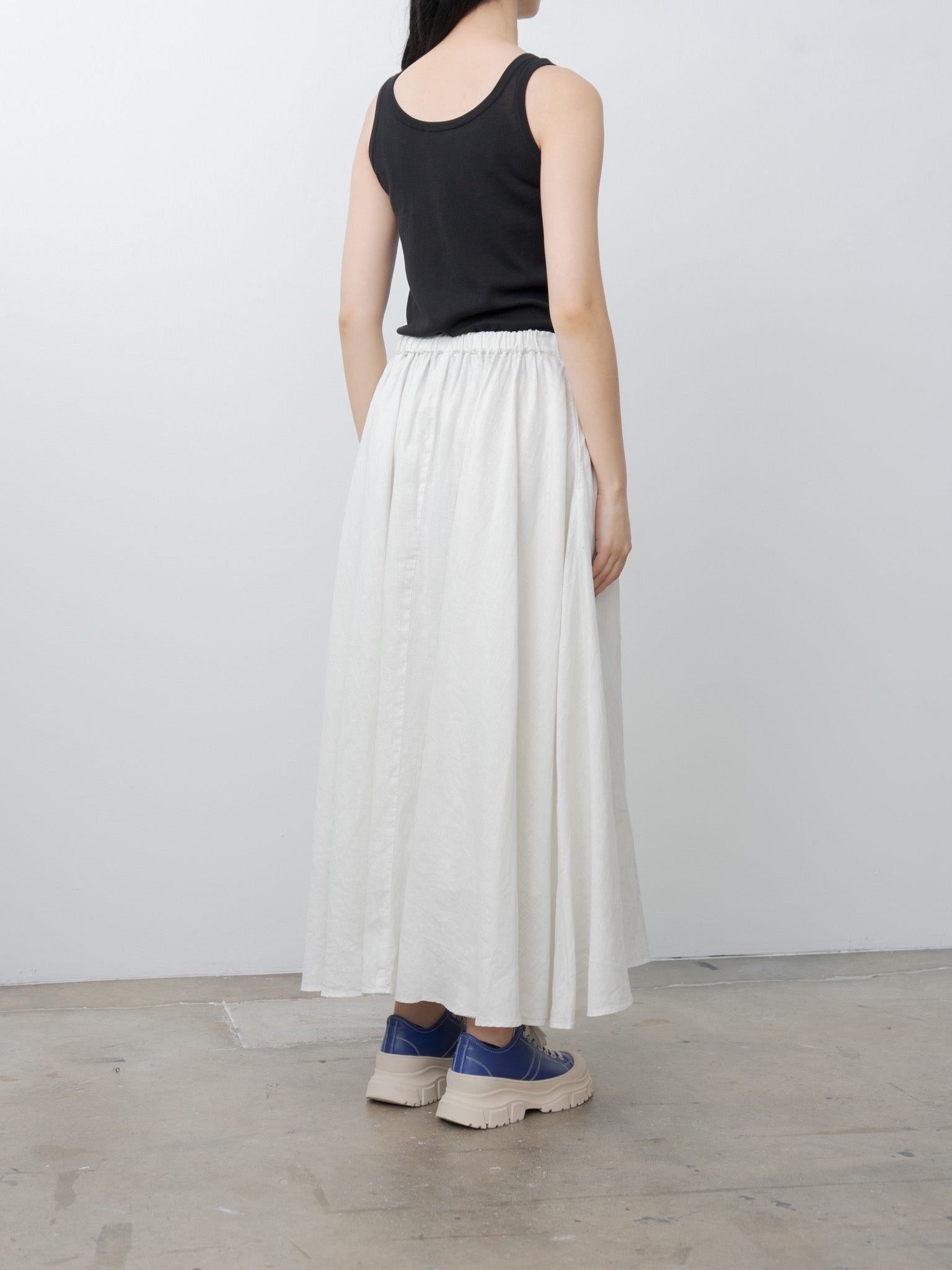 Fresca Circular Rib Tanktop - Black - 4