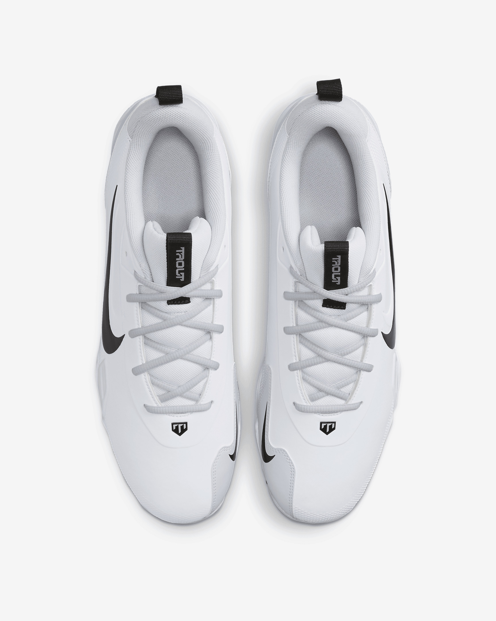 Nike Men\'s Force Trout 9 Keystone Baseball Cleats White FB9728-102 Size 11 NEW Nike Force Trout 9 Keystone White / Metallic Silver/ - Sep  main image 2