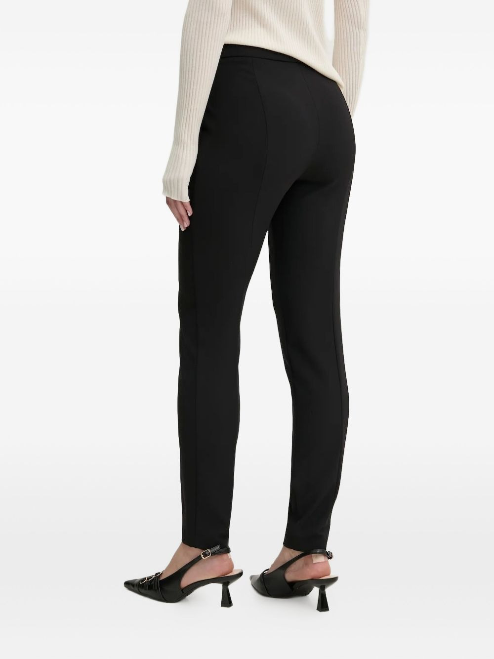 logo-plaque tailored trousers - 2