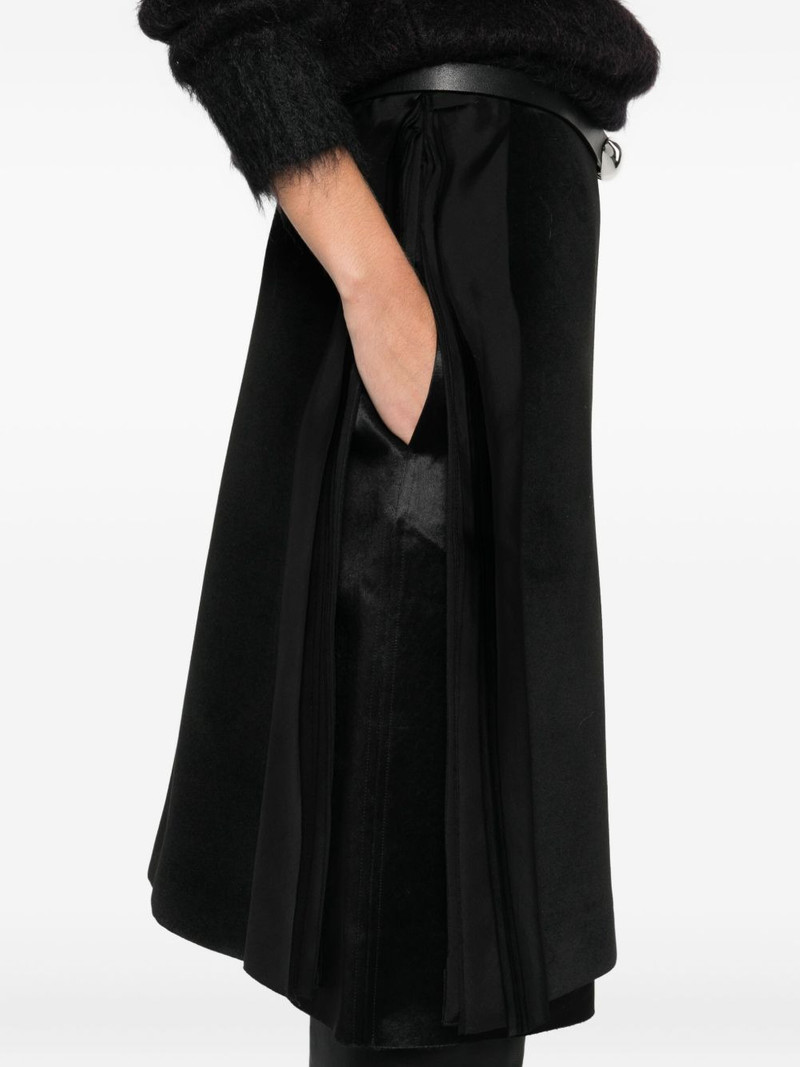 layered straight skirt 5