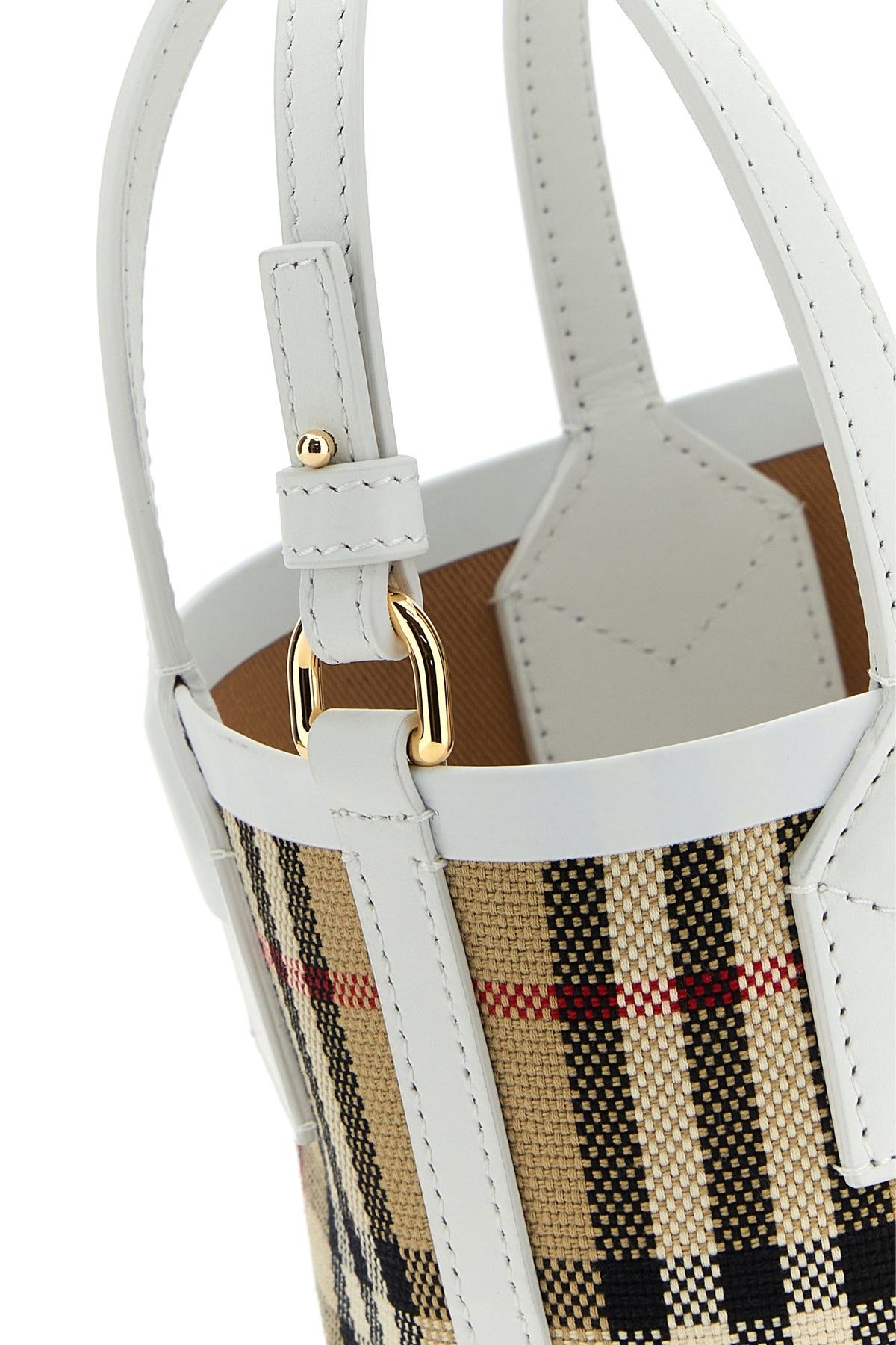 Embroidered canvas mini London handbag - 4