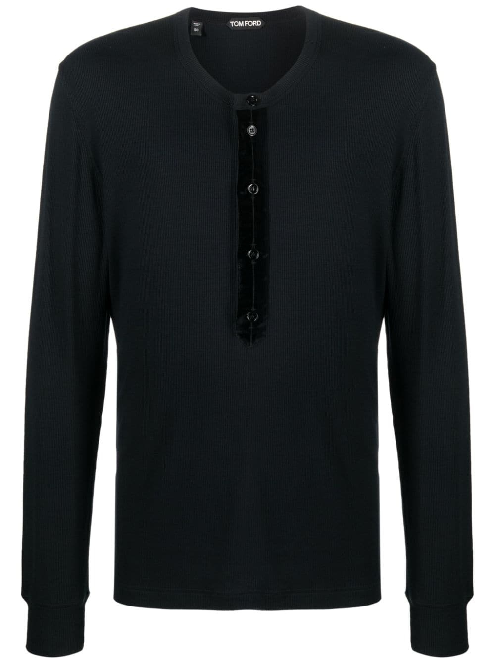 TOM FORD Henley long-sleeve T-shirt | REVERSIBLE