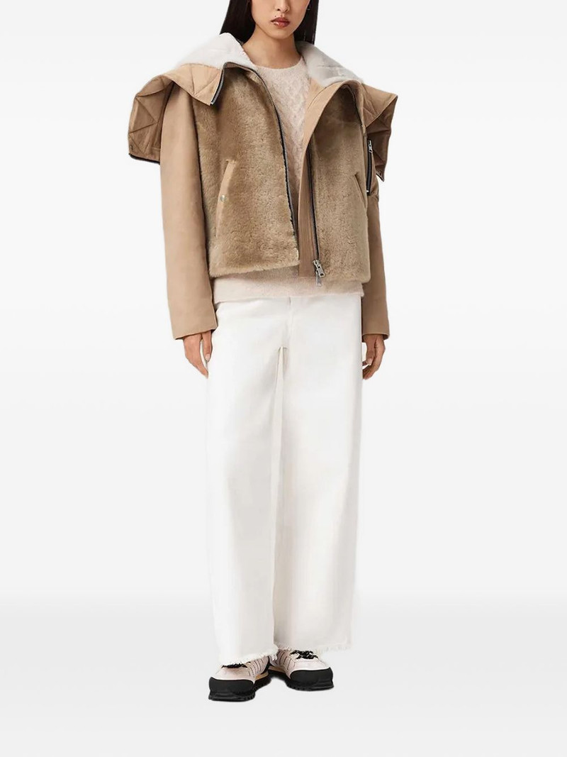 Dexter collared shearling jacket 3