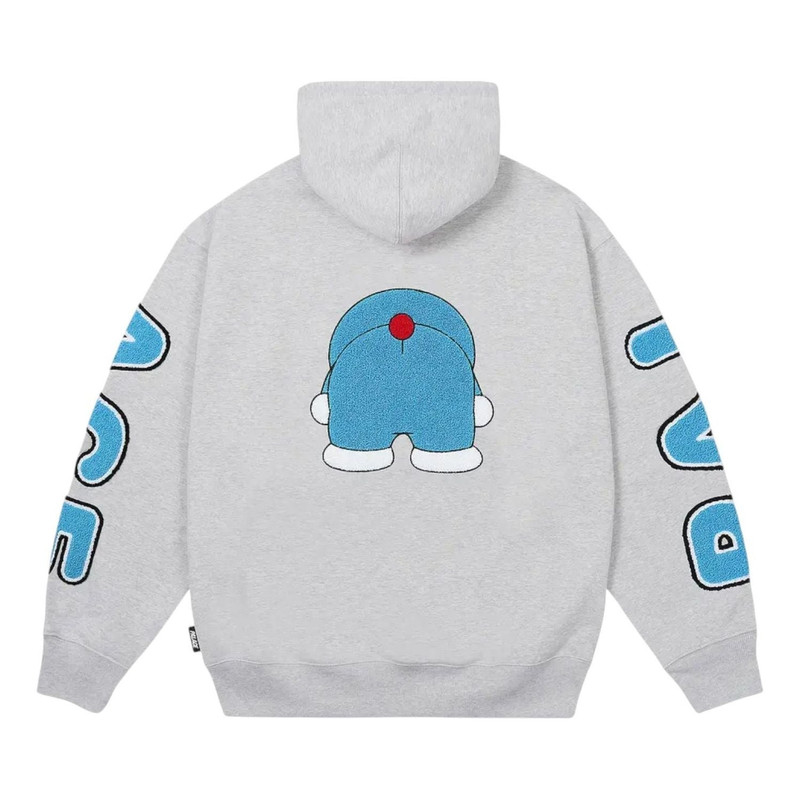 PALACE Palace x Doraemon Hoodie 'Grey Marl' P29CS032 outlook