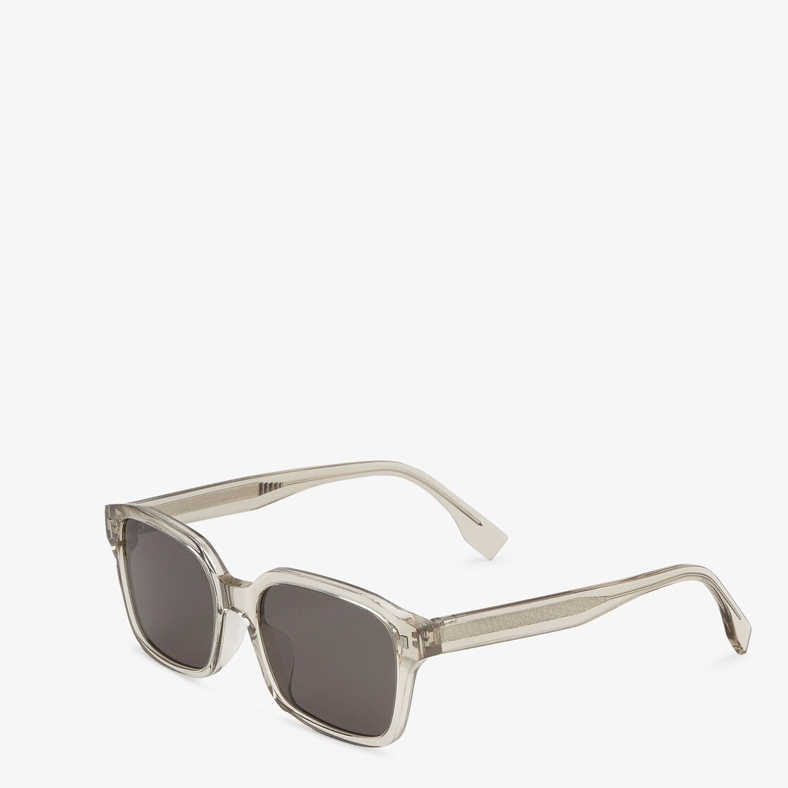 Low bridge fit beige sunglasses - 2
