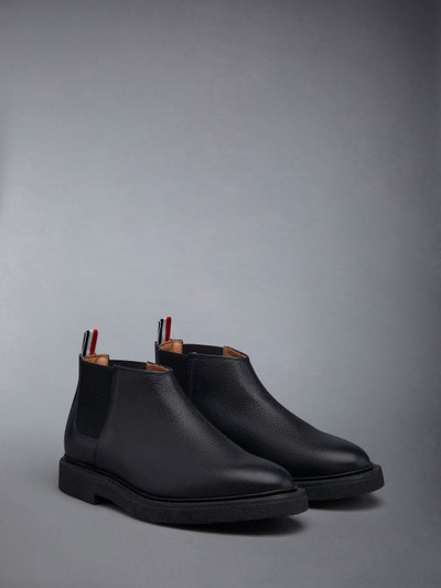 Thom Browne Pebble Grain Leather Crepe Sole Mid Top Chelsea Boot outlook