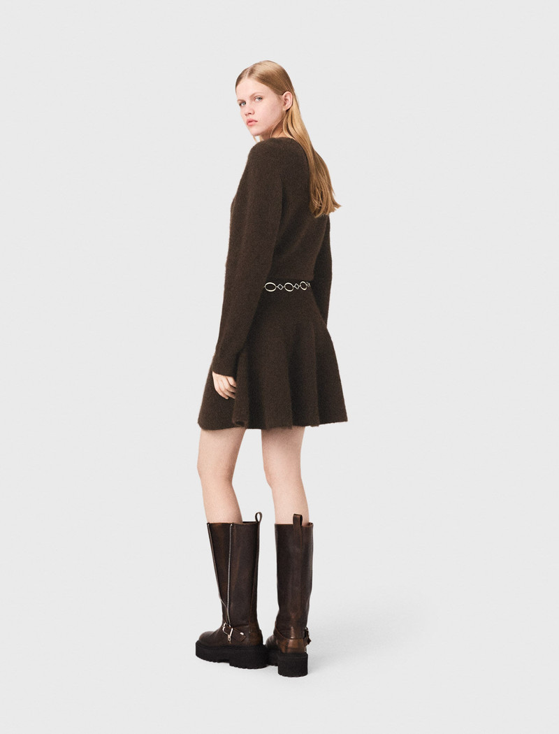Mini yak blend dress 3